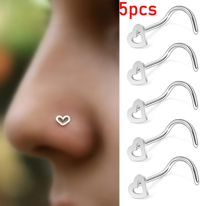 Nostril Screw Pin - Ensemble de clous de nez en