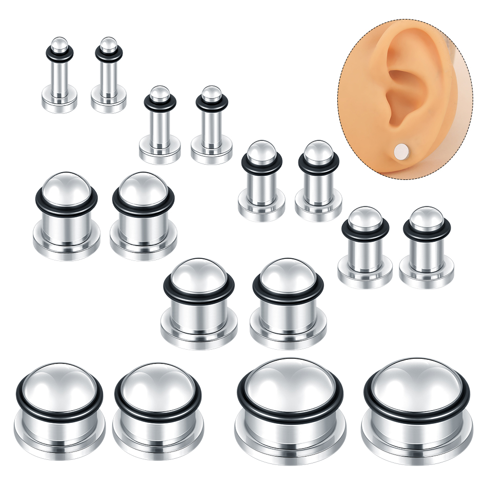 Body Jewelry Ear Gauges - 1 paire de jauges de bouchon