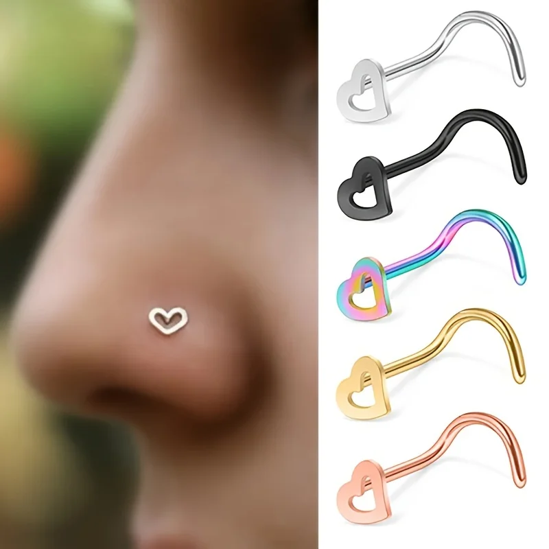 Nostril Screw Pin - Ensemble de goujons en forme de