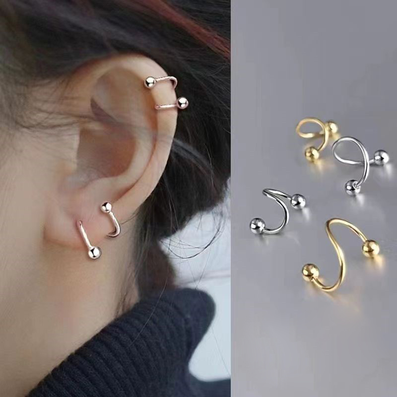 Body Jewelry Lip Ring - Boucles d'oreilles en spirale pour femmes,