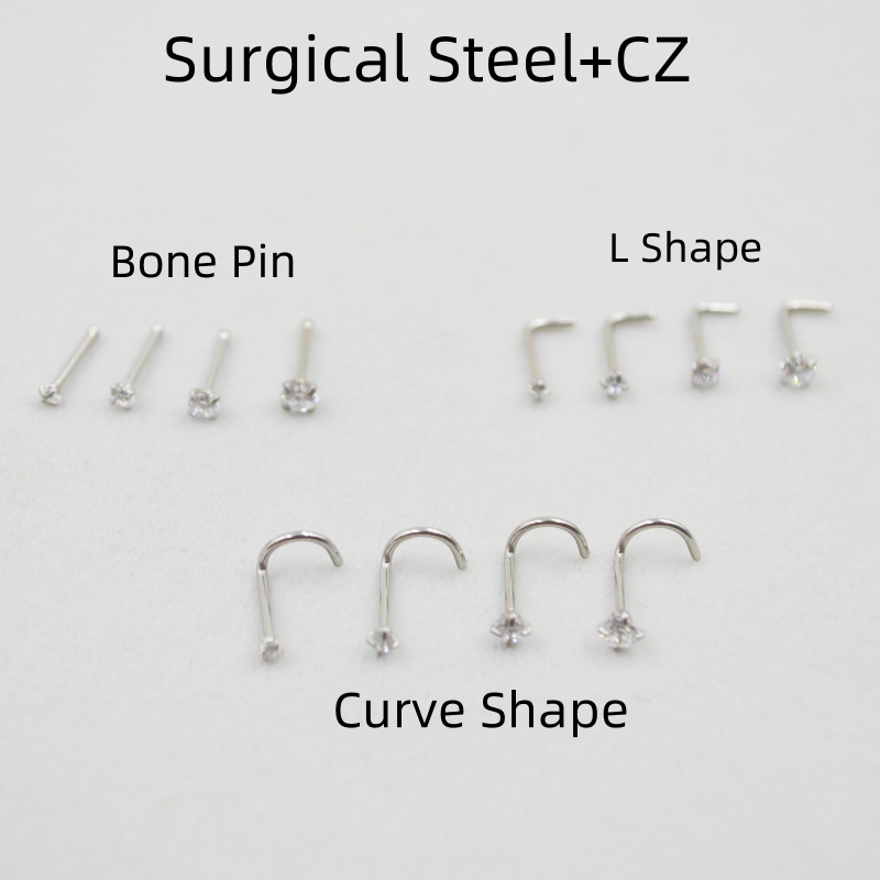 Nostril Screw Pin - Piercing en Forme de Vis en