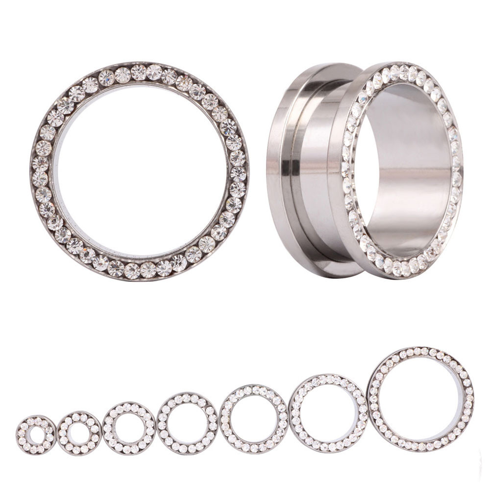 Body Jewelry Ear Gauges - Lot de 2 Tunnels d'oreille en
