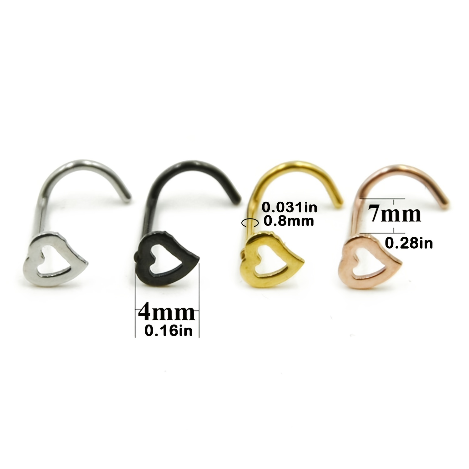 Ensemble de clous de nez en fo - Nostril Screw Pin avis et prix