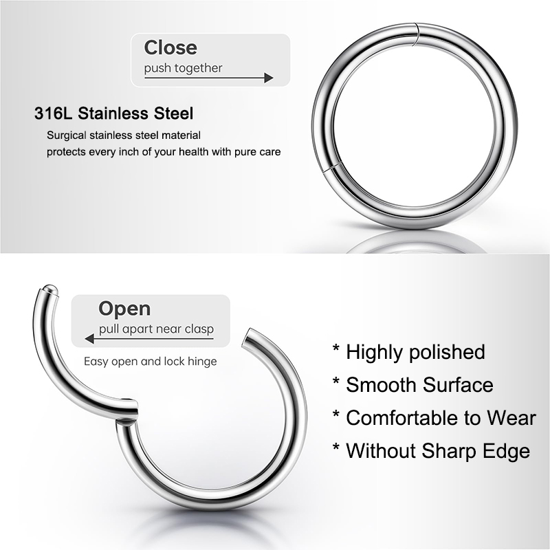 Anneaux de piercing articulés  - Body Jewelry Lip Ring avis et prix