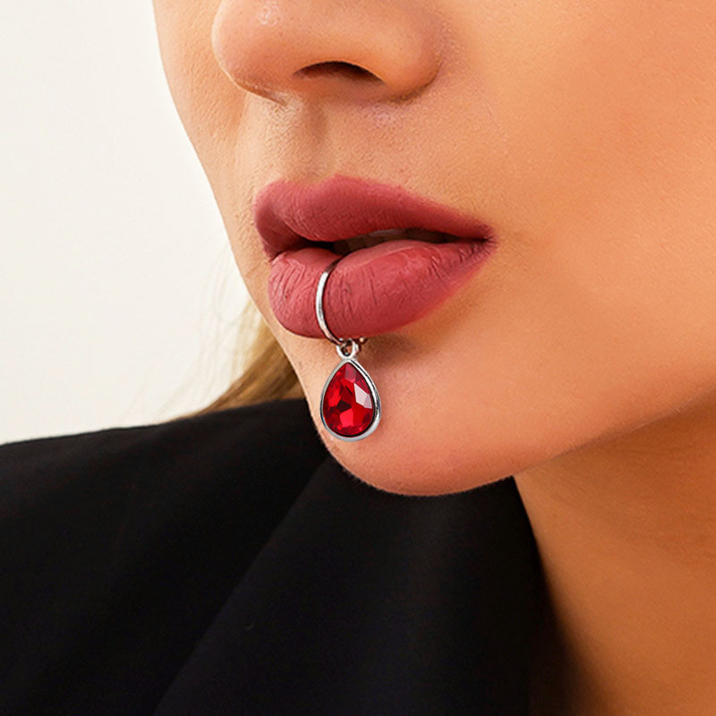 Faux Piercing en Acier Inoxyda - Body Jewelry Lip Ring avis et prix