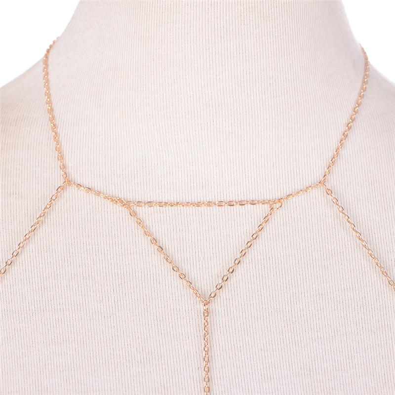 Soutien-gorge à maillons dorés - Body Jewelry Gold avis et prix