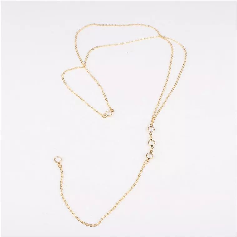 Collier chaîne arrière en stra - Body Jewelry Chain avis et prix