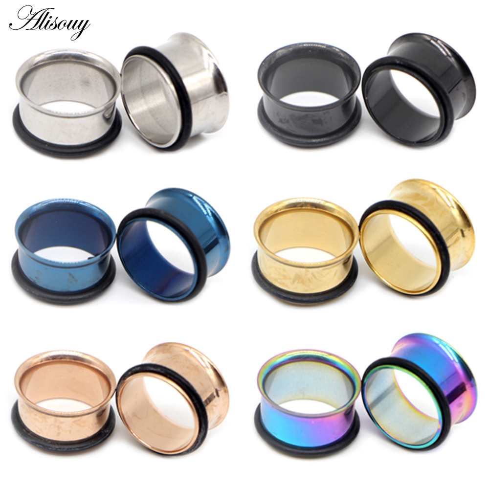 Bouchons d'oreille en acier in - Body Jewelry Ear Gauges avis et prix