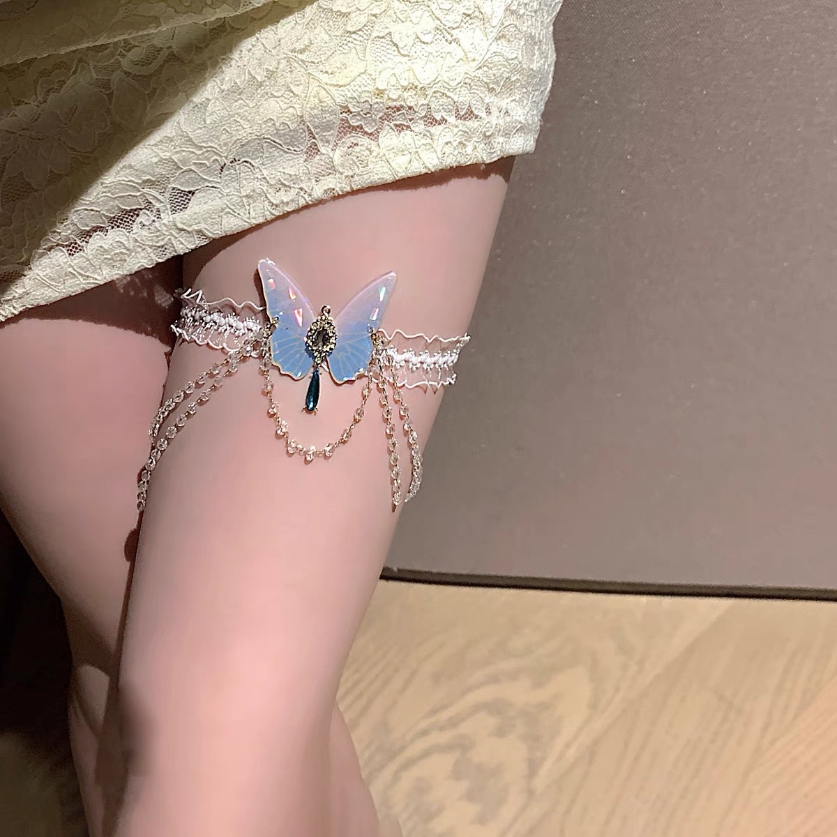 JOSWEET-Jambe en dentelle élas - Body Jewelry Chain avis et prix