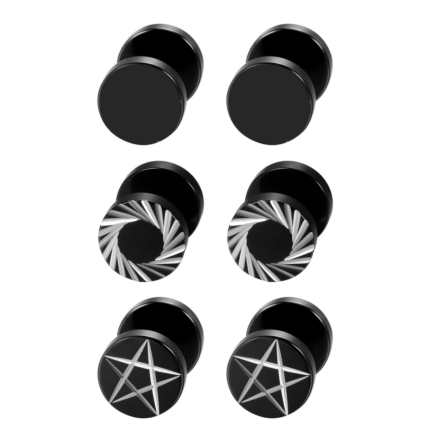 Boucles d'oreilles pentagramme - Body Jewelry Ear Gauges avis et prix