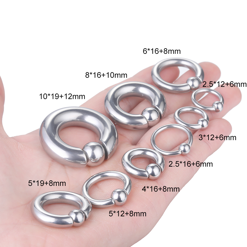 Anneau de perle captive en aci - Body Jewelry Ear Gauges avis et prix