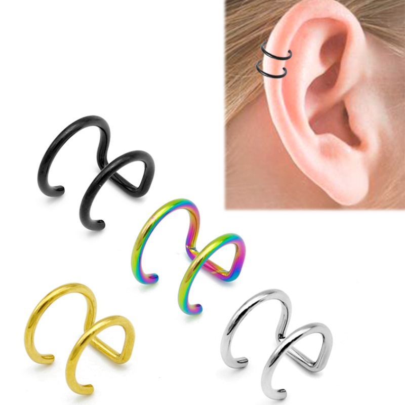 2 pièces Manchette d'oreille à - Body Jewelry Lip Ring avis et prix