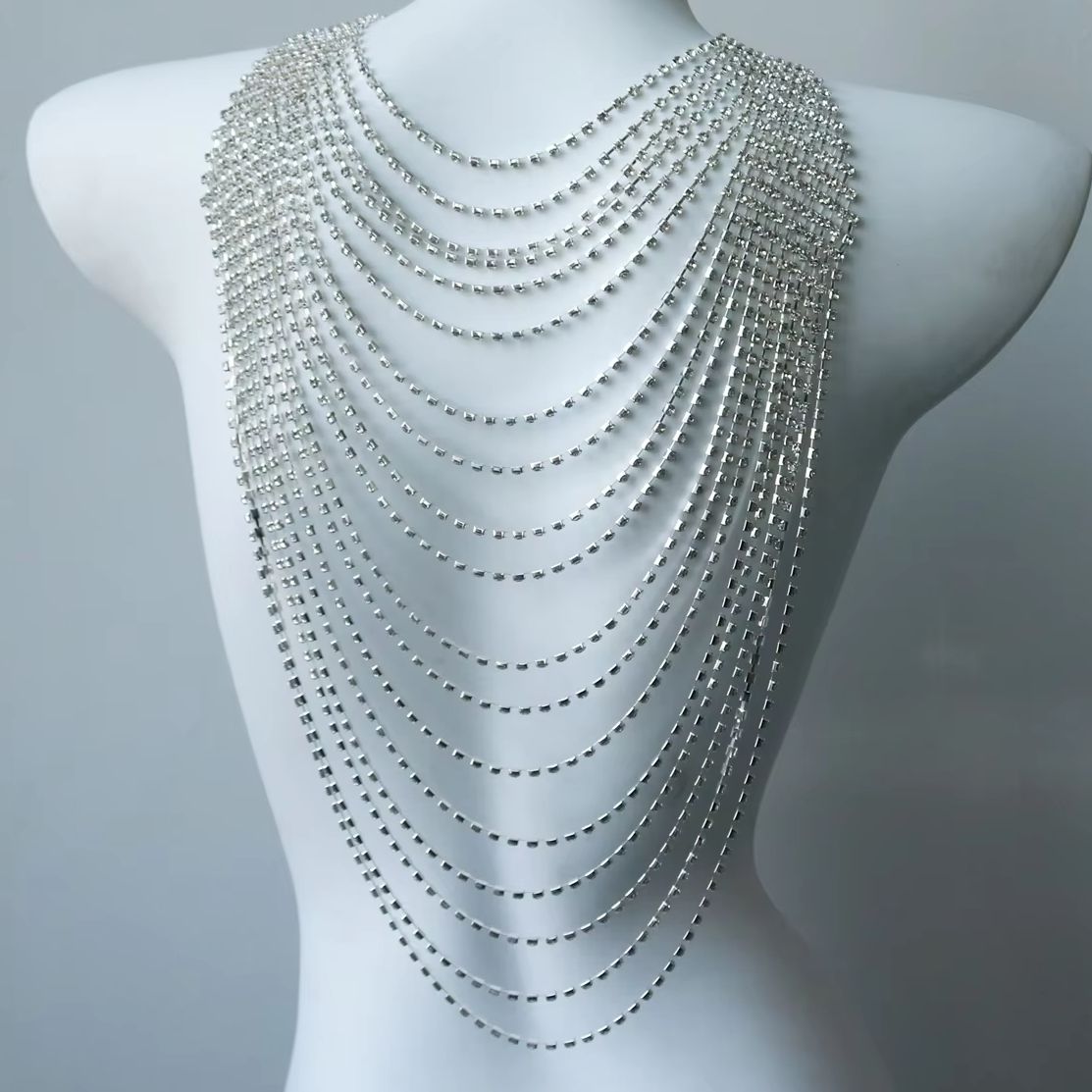 Chaîne de corps multicouche él - Body Jewelry Gold avis et prix