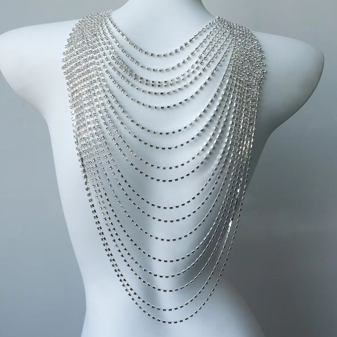 Chaîne de corps multicouche él - Body Jewelry Gold avis et prix