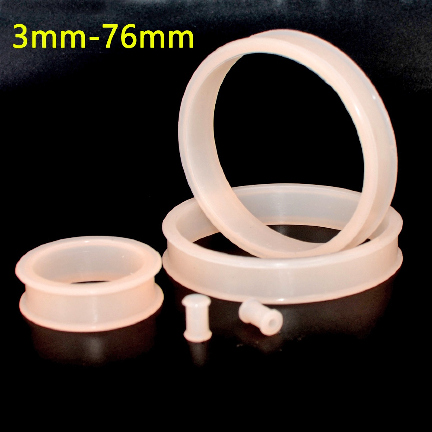 2pcs Supersize Flexible Silico - Body Jewelry Ear Gauges avis et prix