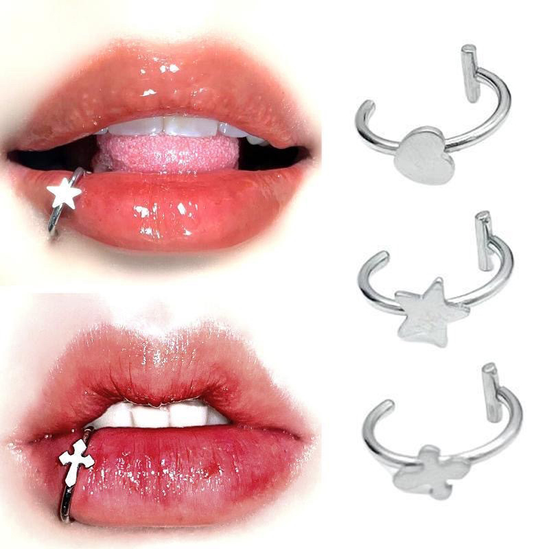 Faux anneau de nez en acier in - Body Jewelry Lip Ring avis et prix