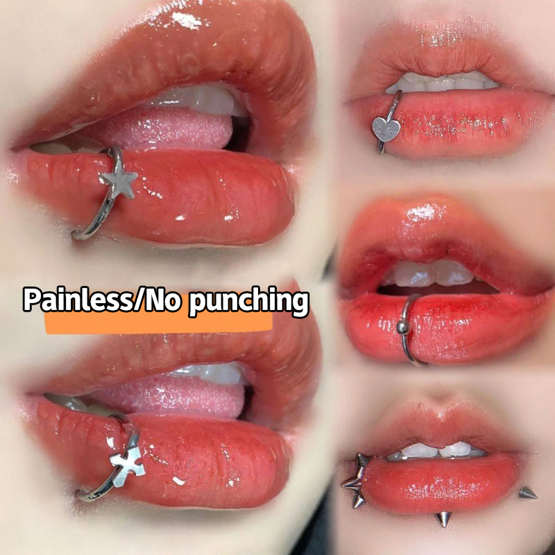Faux anneau de nez en acier in - Body Jewelry Lip Ring avis et prix