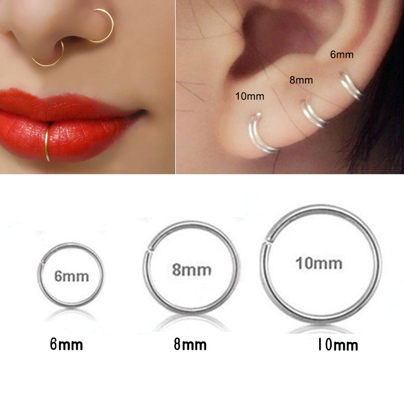 Anneau de nez en argent 925 po - Body Jewelry Lip Ring avis et prix