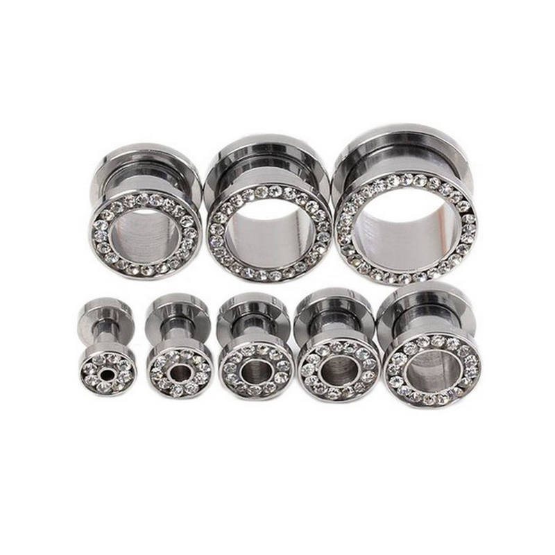 Lot de 2 Tunnels d'oreille en  - Body Jewelry Ear Gauges avis et prix