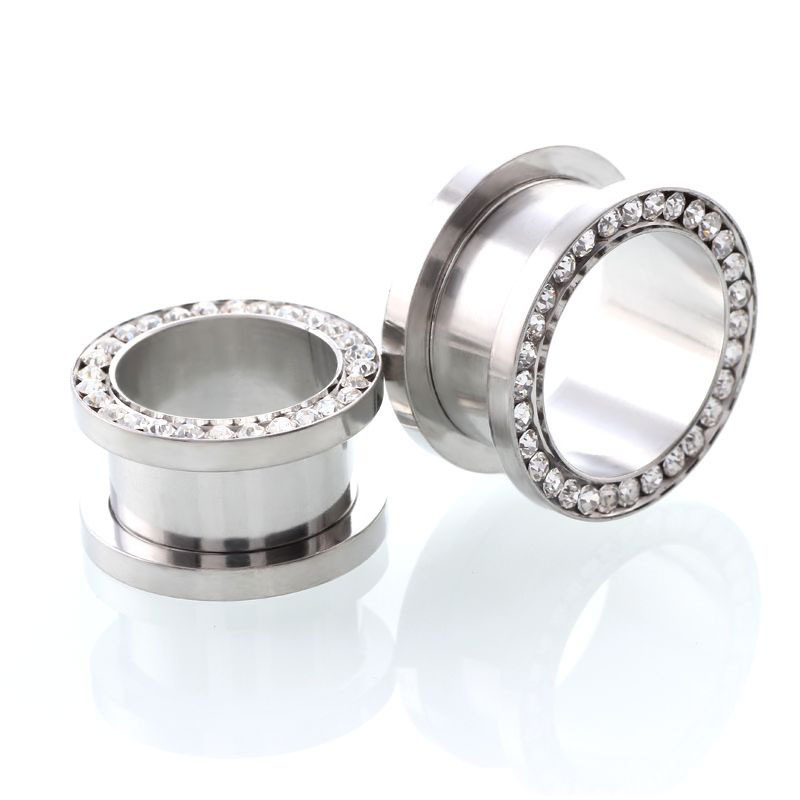 Lot de 2 Tunnels d'oreille en  - Body Jewelry Ear Gauges avis et prix