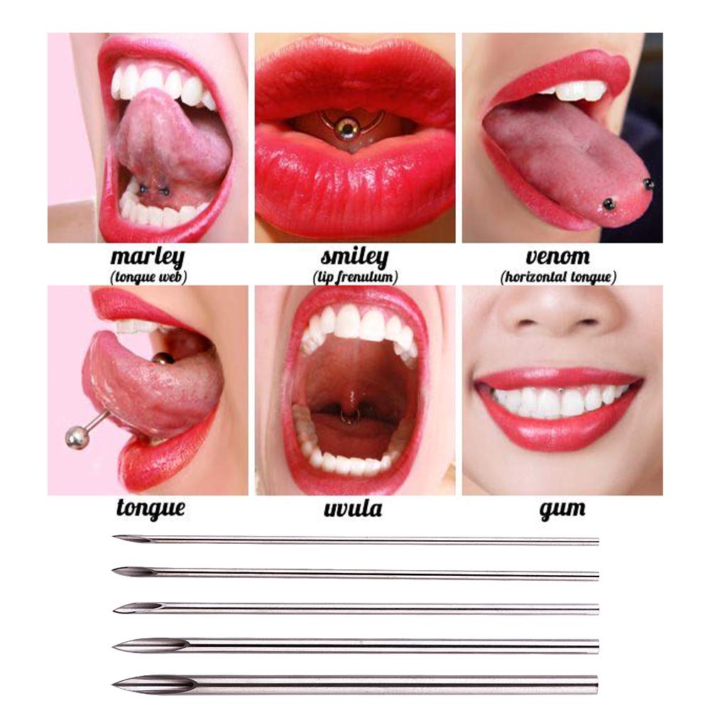 100 aiguilles de piercing stér - Body Jewelry Ear Gauges avis et prix
