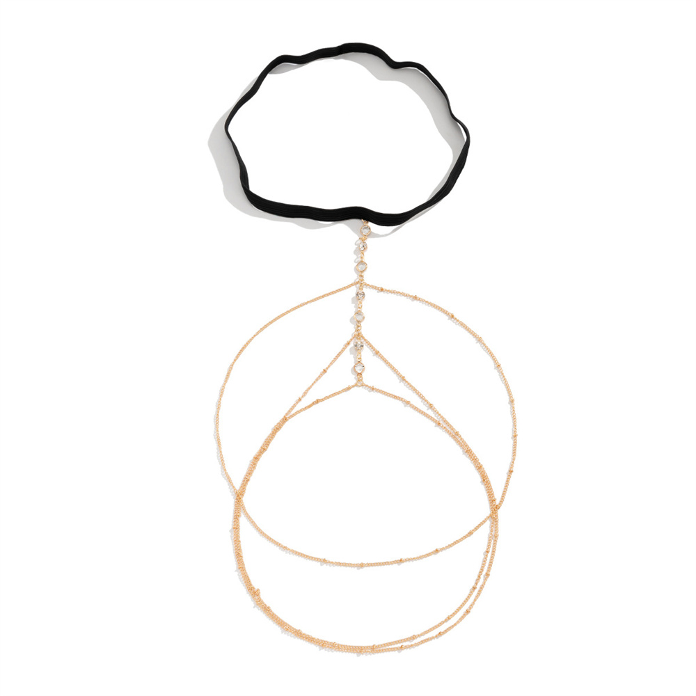 Chaîne de jambe élastique bohè - Body Jewelry Chain avis et prix