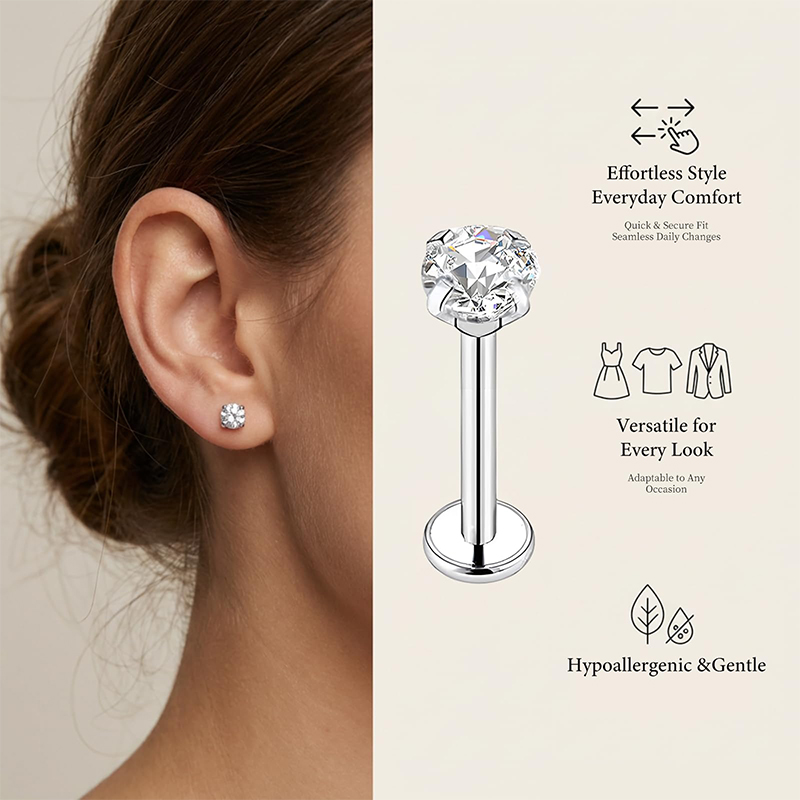 Anneaux de piercing sans filet - Body Jewelry Lip Ring avis et prix